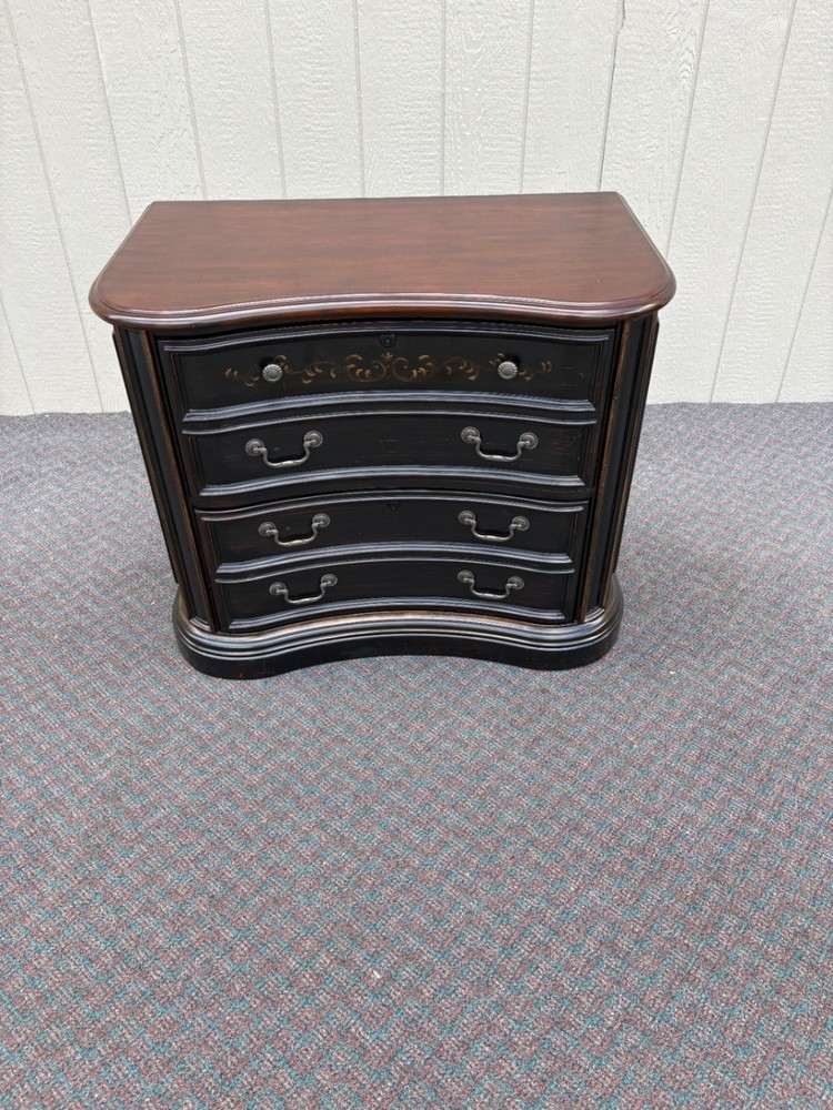 67804 Hooker Seven Seas Ebony and Cherry two-Drawer File Cabinet