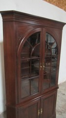 Ethan Allen Georgian Court Corner Cabinet Cherry Finish 225
