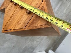 Mid Century MCM Small Triangular Cabinet