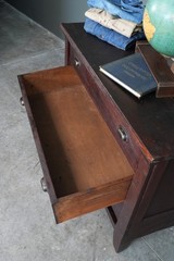Antique Apothecary Cabinet Kitchen Island Vintage File Drawer Wood Counter