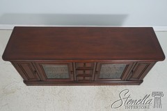 F72032: Cherry TV Media Cabinet w. Glass Doors