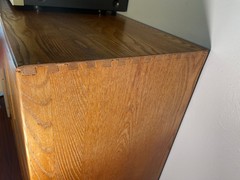 mogens koch 2 Door Oak cabinet Rud Rasmussen Danish Modern Scandinavian