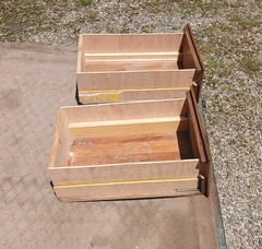 Antique Oak 10 Drawer File or Storage Cabinet 1920s