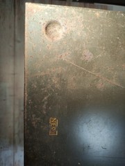Vintage RONEO Metal File Drawer Cabinet Box Index File Cards military Office
