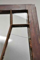 Antique English Georgian Style Mahogany Corner China Cabinet Display Case Curio