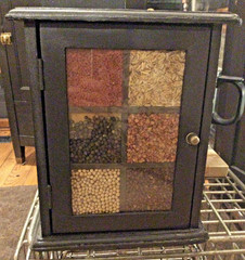 Antique Vintage GENERAL STORE 🌶 SPICE COUNTER DISPLAY CABINET CHEST➕12 Cubbies