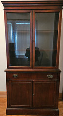 ANTIQUE BASSETT CHINA CABINET