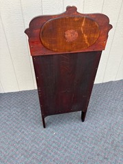 67852 Hand-Painted Victorian Sheet Music Cabinet with Mirror