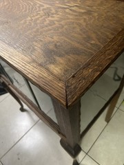1900s Antique Wooden Butlers Cabinet