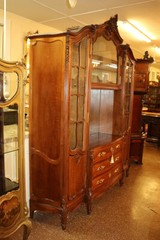 Fantastic Late 19th Century French Carved Walnut Side By Side Cabinet