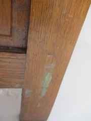 Art Deco Double Cabinet Nightstand Night stand Marble Top Ornate Wood Lovely