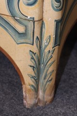 Baker Paint Decorated Venetian Italian Vitrine Display China Cabinet Vitrine