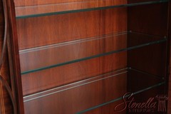 L73559 BAKER Historic Charleston Dome Top Mahogany China Cabinet