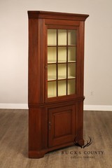 Antique American Walnut Corner Cabinet