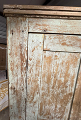Antique Primitive Corner Cupboard Original Paint 48″ x 64.5″ Found in Atlanta