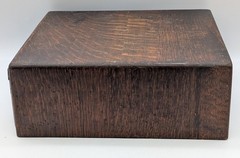 Antique OSM Yawman Erbe Labor Saving Office 2 Drawer Wood Oak FIle Card Catalog