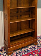 Vintage French Louis Philippe Bookcase Display Cabinet Cherry Mid 20th c