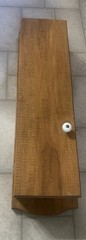 Vintage Wooden Wall Cabinet with Heart accent Cutout