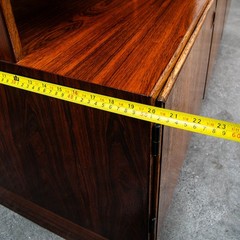 Mid Century Danish Modern Cabinet Rosewood Bookshelf Poul Hundevad Mcm Book Case