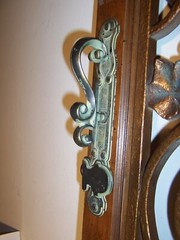 Vintage Faux Iron Gate Grape Clusters Wine Cabinet Door Only Wall Art Salvage