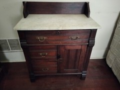 Abernathy Eastlake Antique Cabinets Rare 1880s Furniture Wash Stands Dry Sinks
