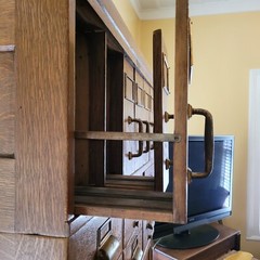 Yawman and Erby Oak Antique Cabinet
