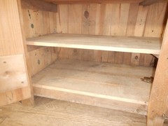 Large Vintage 1940’s Yellow Pine Canning Cupboard Cabinet