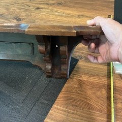 Antique Mantel Shelf Victorian Walnut