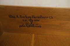 Charak Mahogany Inlaid Individual Bubble Glass Butlers Desk Breakfront Cupboard