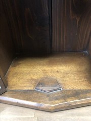 Vintage Antique Wall Display/Spice Wood Cabinet