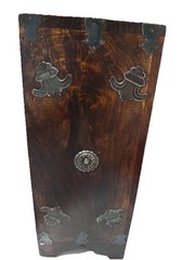 Antique Hindu Asian 8 Drawer Solid Wood Metal Spice (Jewelry) Cabinet Organizer