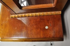 Stanley American Craftsman Cherry Wood Lexington Hutch China Display Cabinet