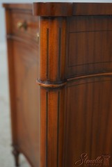 L70009: MAITLAND SMITH Adams Style Satinwood Console Cabinet