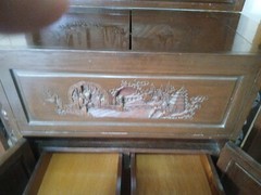 George Zee Asian Chinoiserie Bar Cabinet ANTIQUE