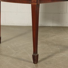 Antique Servant George III Mahogany Ebony Maple Brass XVIII Century England Abou