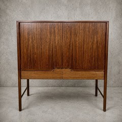 Mid Century vintage Rosewood Drinks Cabinet by McIntosh