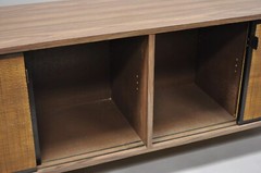 Vintage Mid Century Modern Laminate Formica Case 72″ Credenza Cabinet Buffet