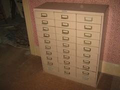 Steelmaster Industrial Steel 30 Drawer Storage Chest Cabinet office retro
