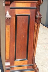 Spectacular Walnut Victorian Credenza Cabinet with Fabulous Marquetry Inlay