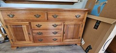 Harden Furniture Chippendale Style Cherry Buffet ; Excellent Condition