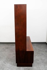 Mid Century Danish Modern Cabinet Rosewood Bookshelf Poul Hundevad Mcm Book Case