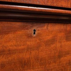 Large Antique Sarcophagus Cellarette, English, Mahogany, Wine Cooler, Regency