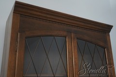 73473: ETHAN ALLEN Maple 2 Door China Cabinet