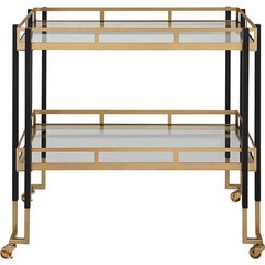Bar Cart In Modern Style-32 Inches Tall and 32.88 Inches Wide – Furniture –