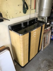 American Cabinet Company Antique Art Deco Medical Dental Cabinet See Description