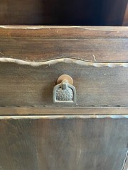 Vintage 1930s Signed Monterey Hutch