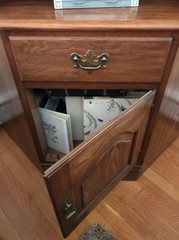 PENNSYLVANIA HOUSE Solid Oak 4 Piece Corner Cabinet & Side Cabinet Set EXC COND!