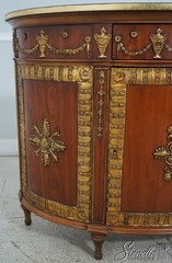 L65314: JOHN WIDDICOMB Neoclassical Ebonized Top Commode Cabinet