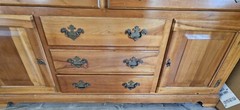 Harden Furniture Chippendale Style Cherry Buffet ; Excellent Condition