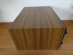 1970’S RETRO 6 DRAW AUDIO CASSETTS MEDIUM CABINET 39 X 30 X 19 cm #C1693